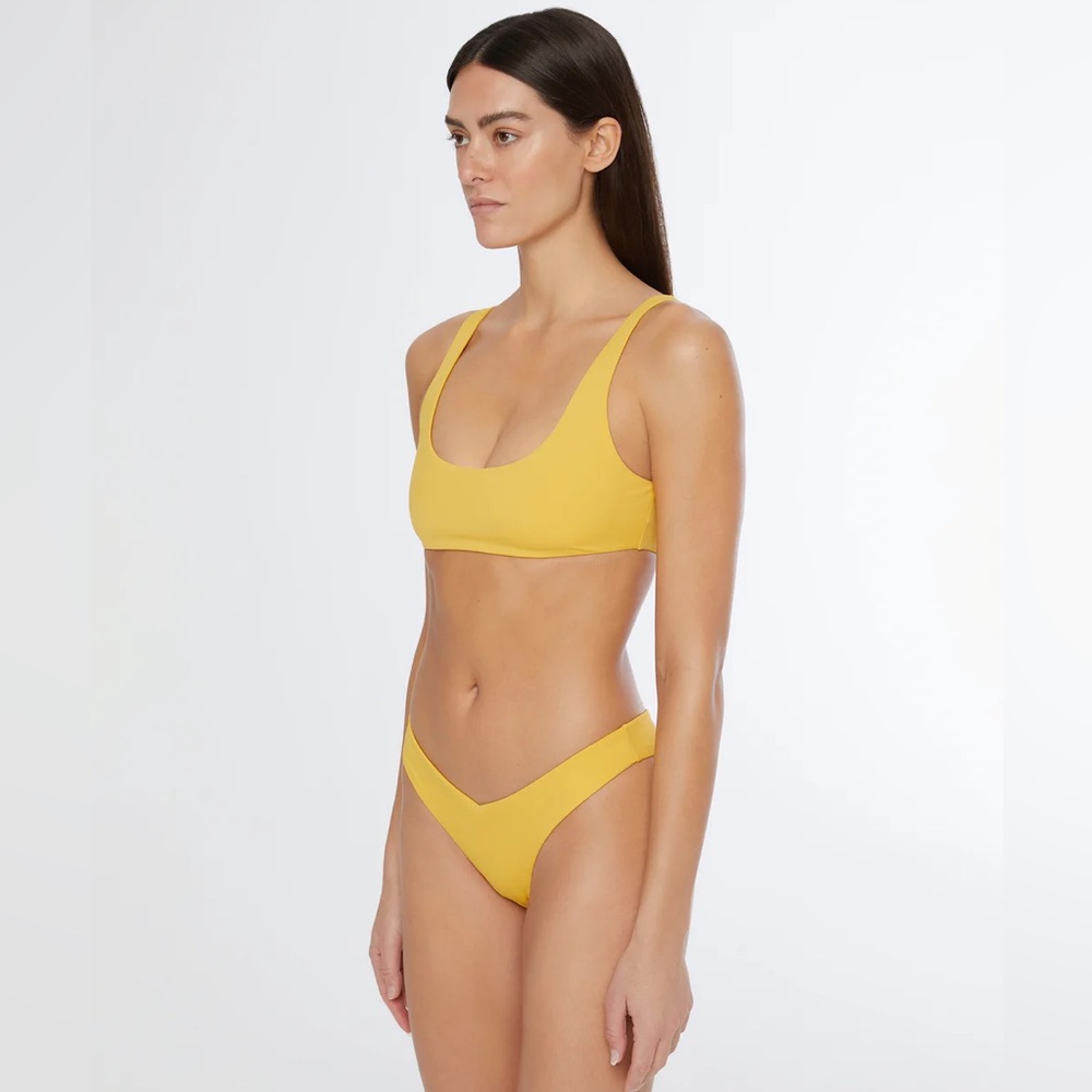 Onia Yellow Scoop Bikini Set – Chiara Bottom & Scoop Top - Picture 1 of 5
